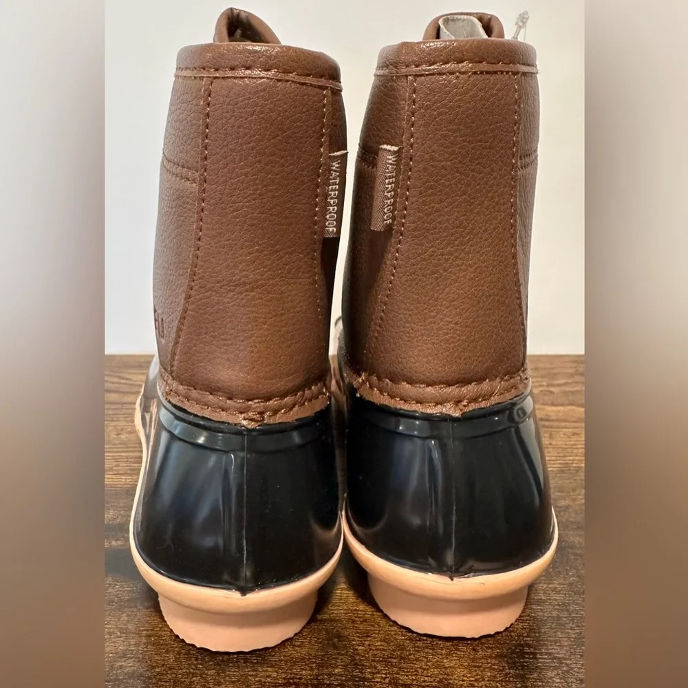 JBU By Jambu Big Kids Maplewood Waterproof Duck Boots NWT Size Big Kids 4
